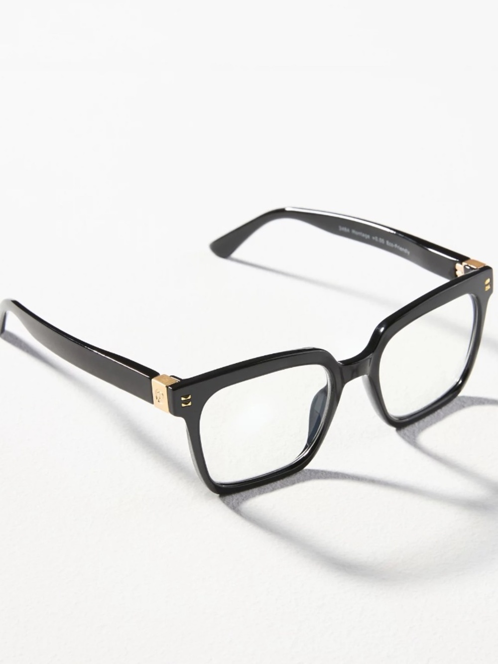 New from Anthropologie Peepers Black Montage Blue Light Filter Readers +1.50